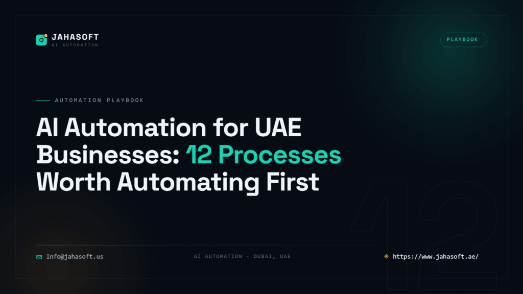 AI Automation for UAE Businesses 12 Processes Worth Automating First