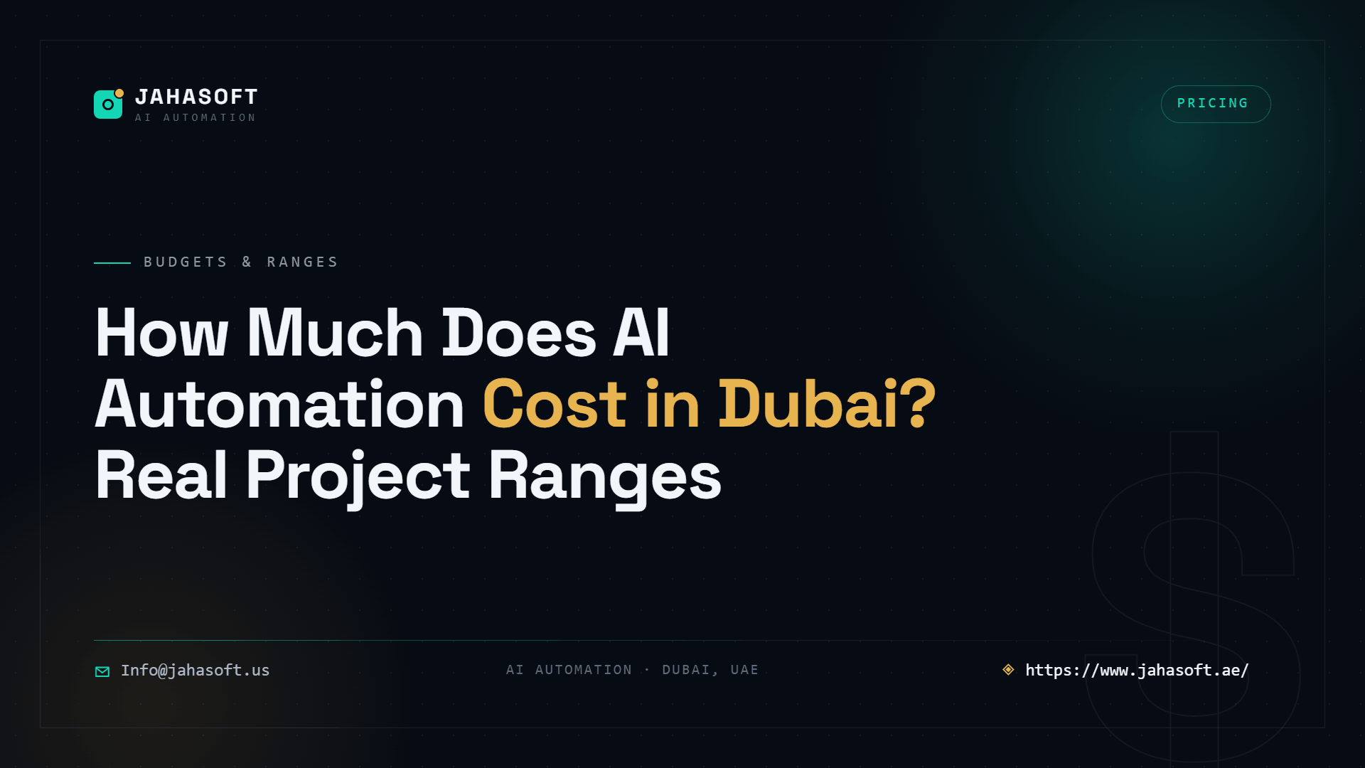 How Much Does AI Automation Cost in Dubai Real Project Ranges
